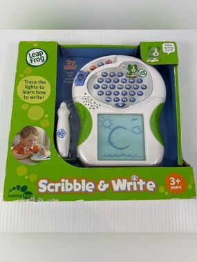 Leap Frog Scribble & Write Kids Tablet Teaches Handwriting Letters & Numbers New